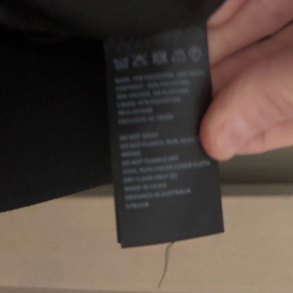 LIKE NEW Bardot Black Houndstooth Spliced Blazer Size L/8 - Picture 7 of 8